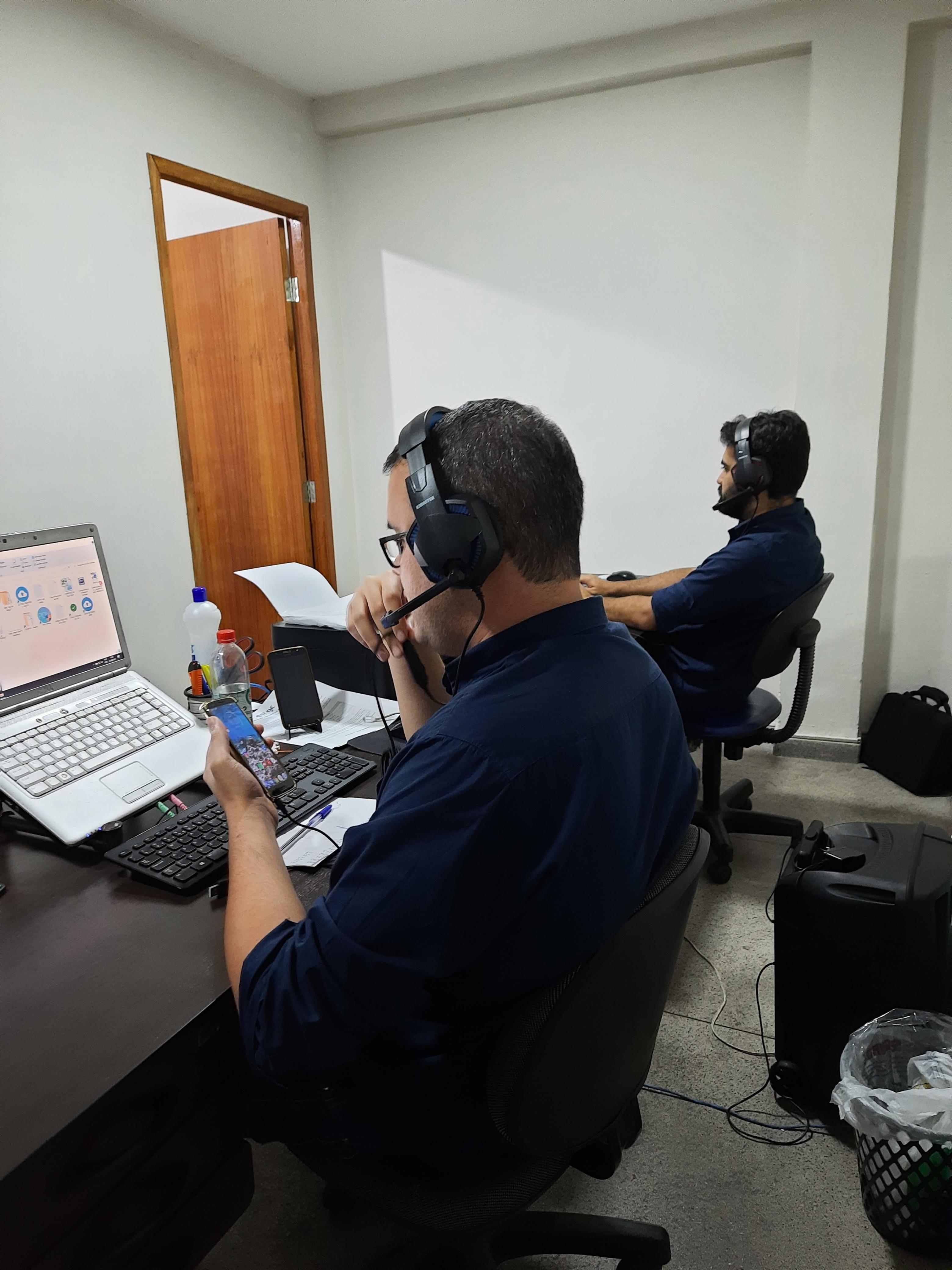 Equipe Stage em atendimento